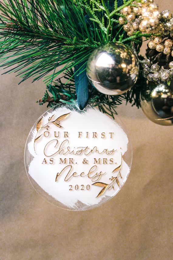 First Christmas Together Ornament 2020  First Married | Etsy | Etsy (US)