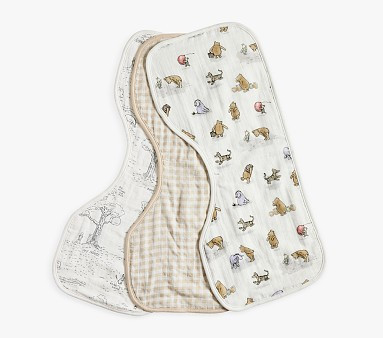 Disney's Winnie the Pooh Organic Muslin Burp Cloth, Set of 3 | Pottery Barn Kids