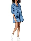 BB DAKOTA by Steve Madden Women's Chambray My Way Dress, Washed Denim, M | Amazon (US)