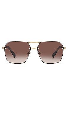 DIFF EYEWEAR Nolan in Gold & Brown Gradient from Revolve.com | Revolve Clothing (Global)