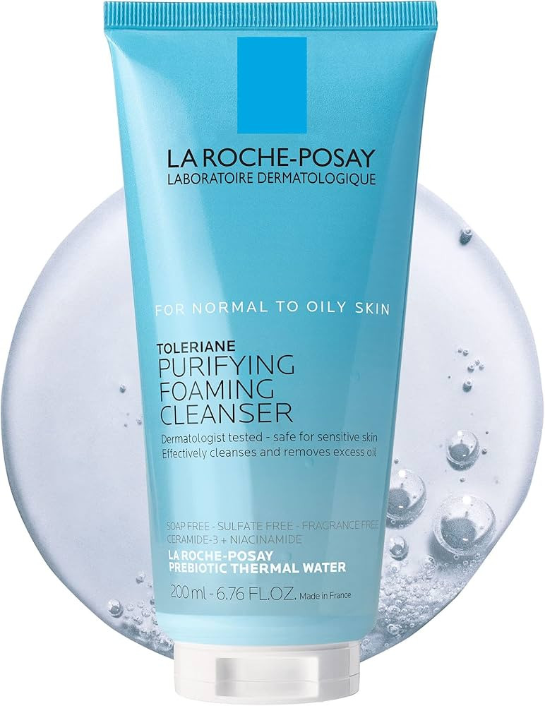 La Roche-Posay Toleriane Purifying Foaming Facial Cleanser, Oil Free Face Wash for Oily Skin and ... | Amazon (US)