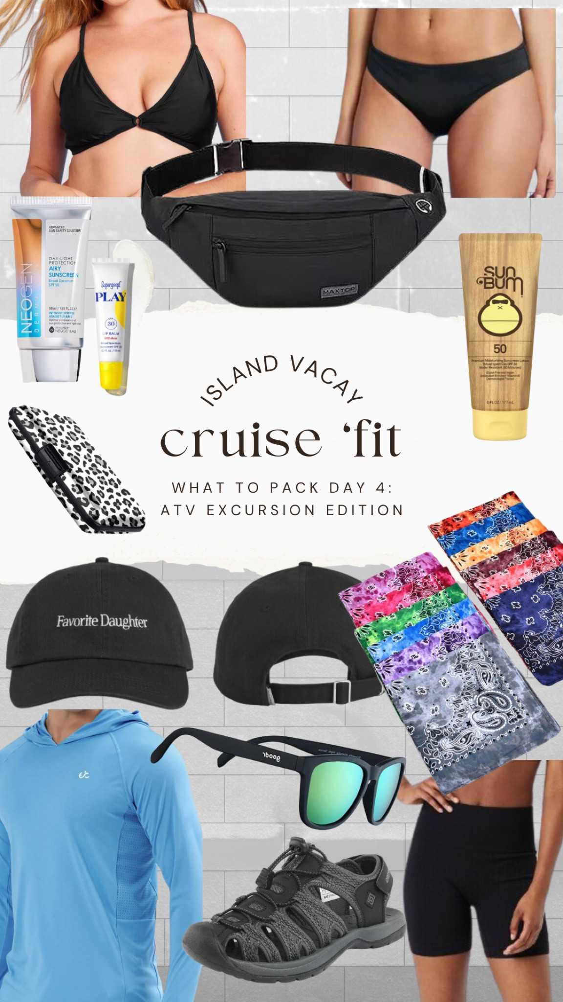 ✨pack for my upcoming cruise with me✨

Check out my outfit for going on an ATV, waterfall & hiking island excursion - seems super comfy to me 💁🏼‍♀️🏝️

#LTKtravel #LTKswim #LTKSeasonal