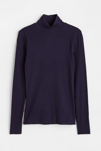 Ribbed Turtleneck Top | H&M (US + CA)