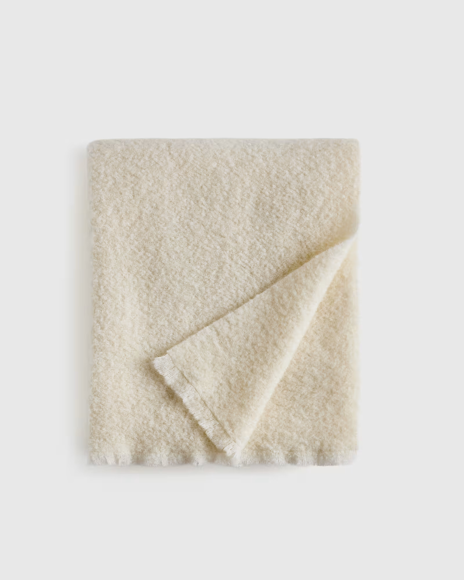 Alpaca Boucle Throw | Quince