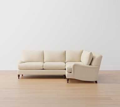 Carlisle English Arm Upholstered 3-Piece Sectional | Pottery Barn (US)