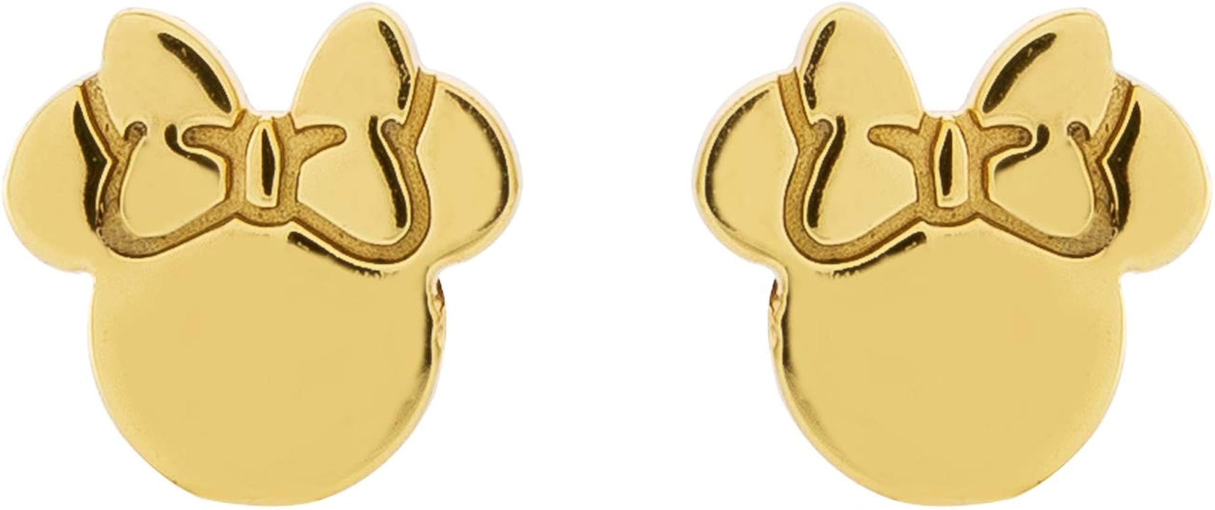 Disney Mickey Mouse Jewelry for Women and Girls, Sterling Silver Stud Earrings; | Amazon (US)