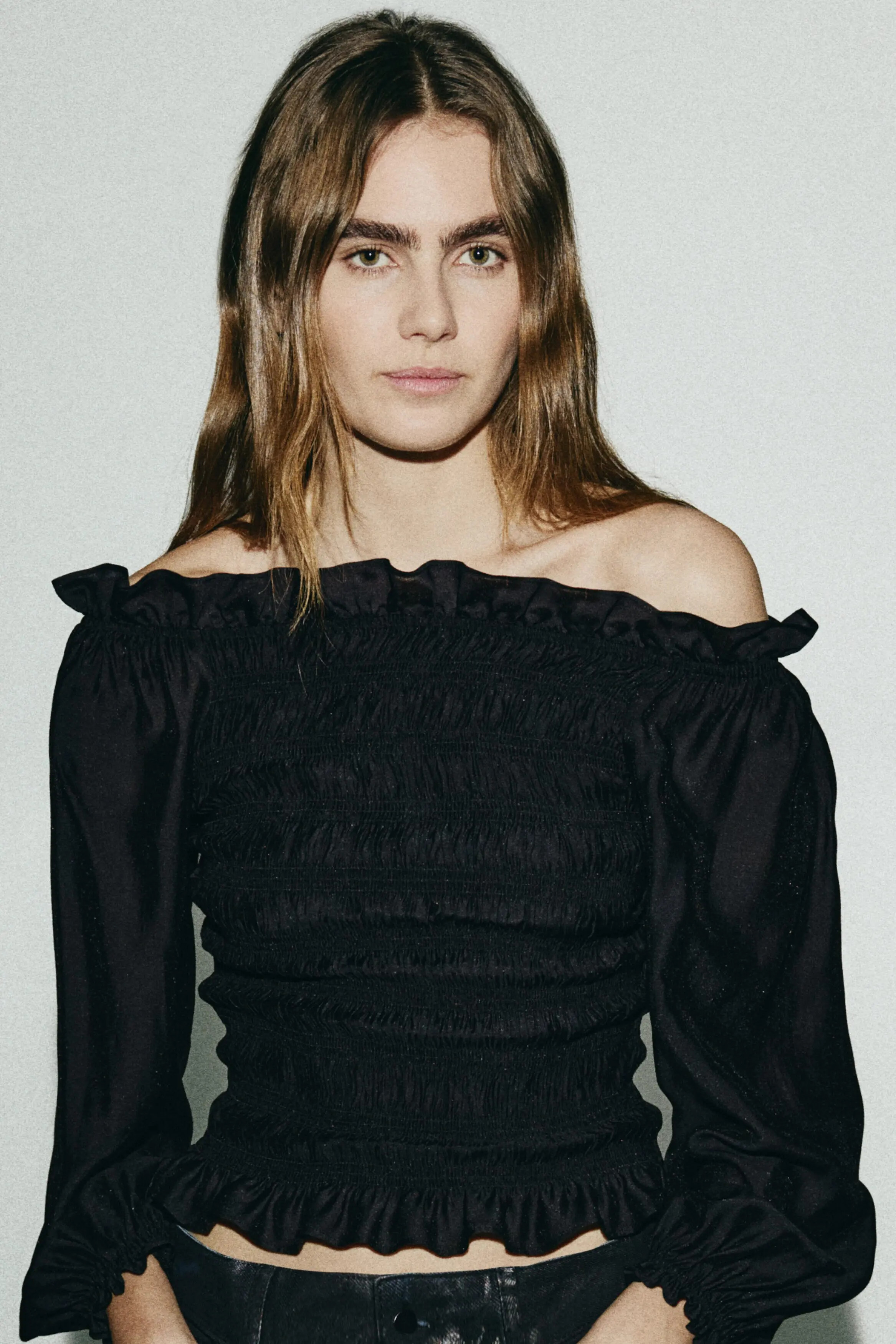 H&M Smocked Off-the Shoulder Blouse (Women) | Nordstrom | Nordstrom
