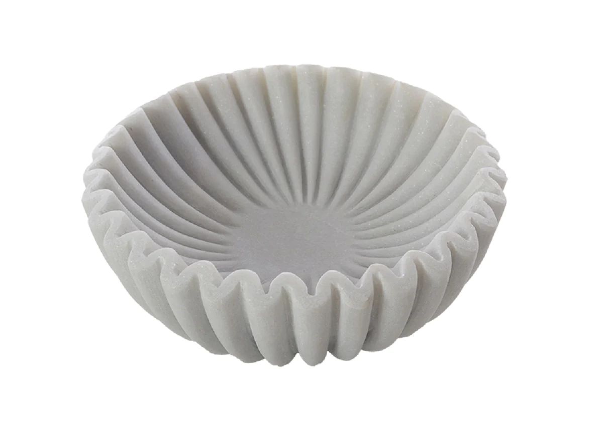MARBLE HANDKERCHIEF BOWL | Alice Lane Home Collection