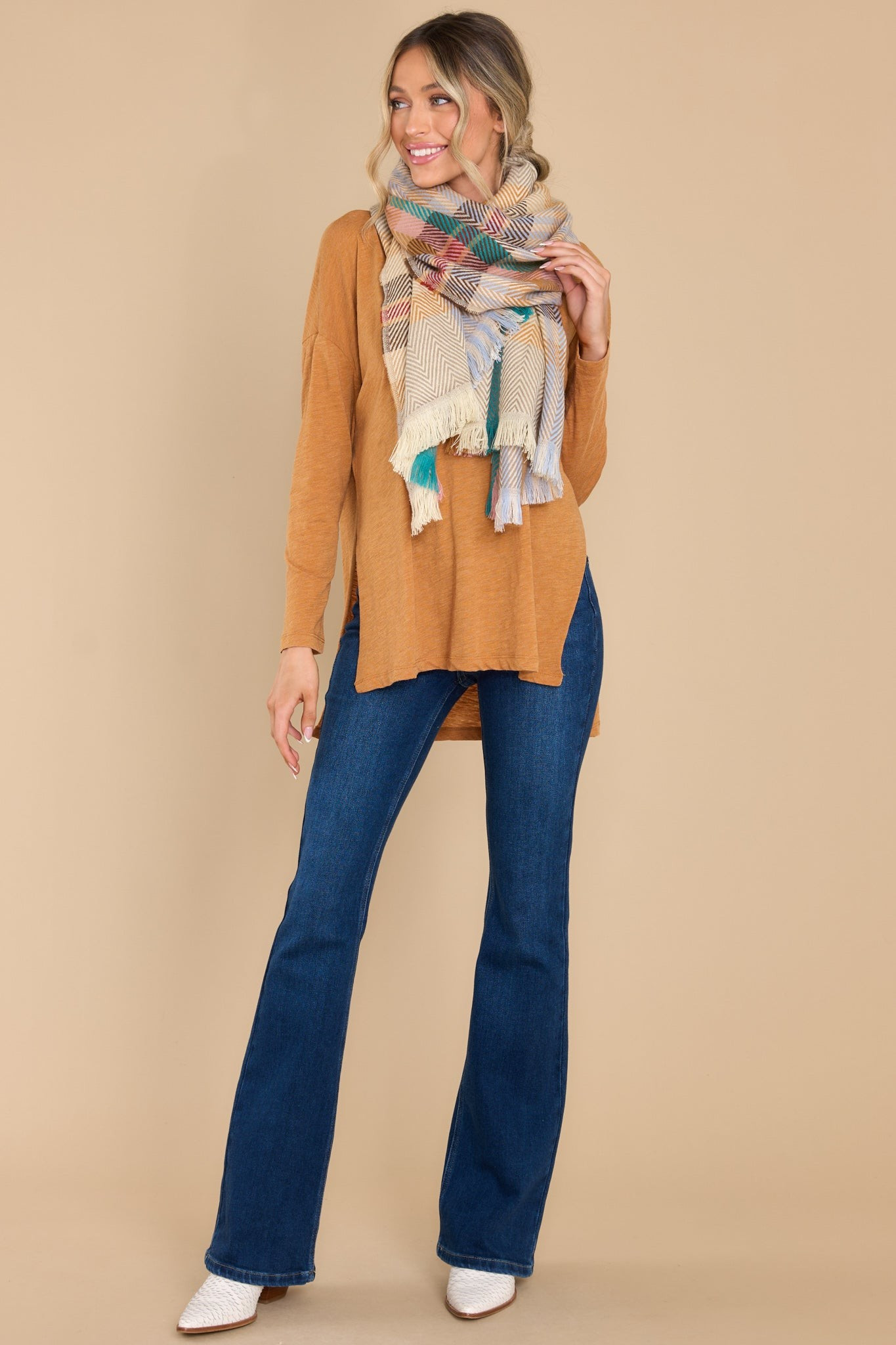 Super Chill Spice Long Sleeve Tee | Red Dress 