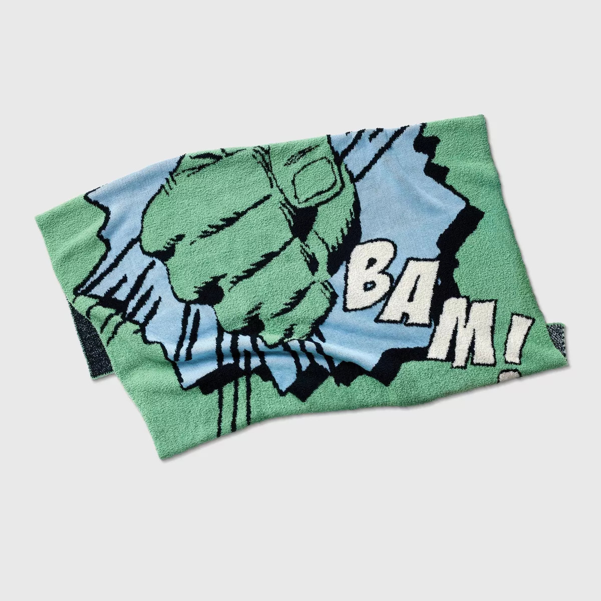 Marvel Hulk Fist Knit Kids' Throw Blanket - The Marvel Collection by Pillowfort™ | Target
