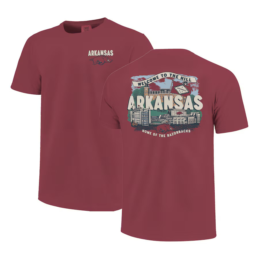 Arkansas Razorbacks Youth Local Campus Scene T-Shirt - Cardinal | Fanatics