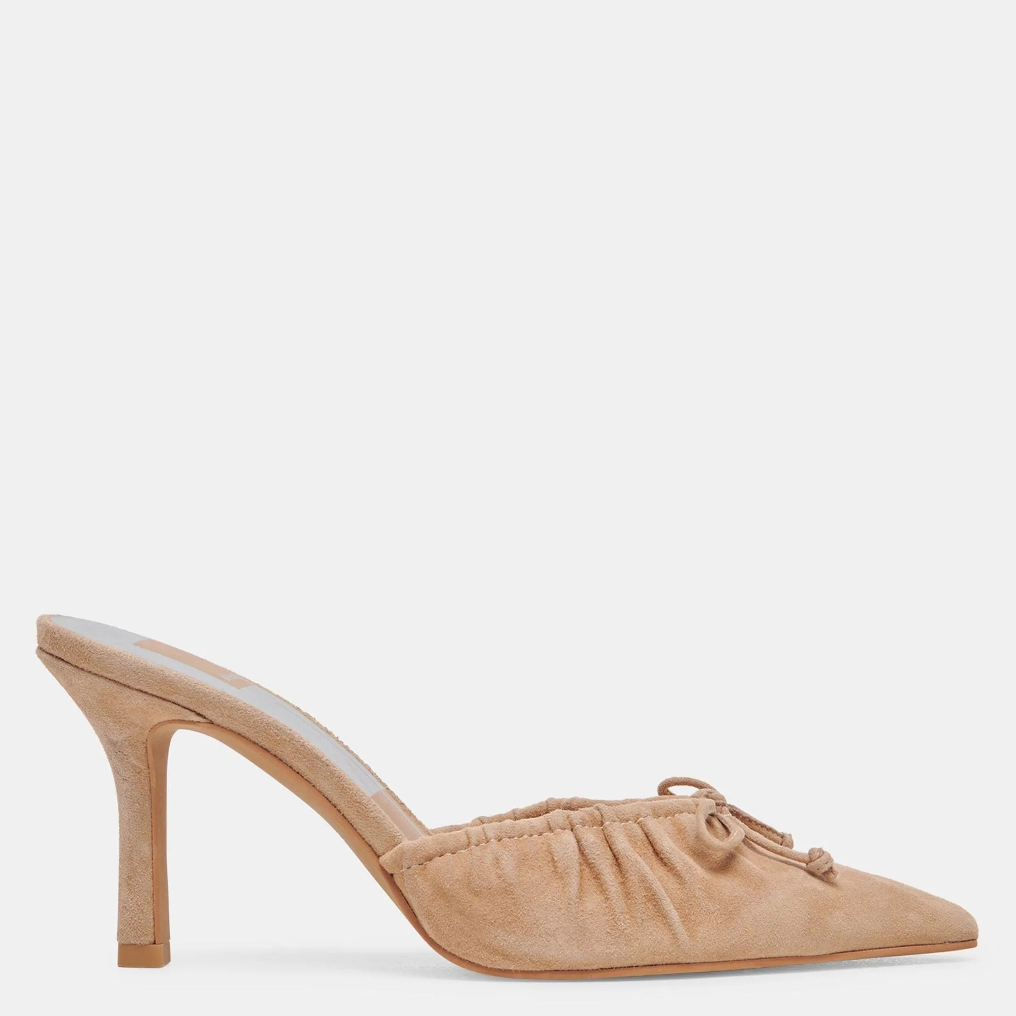 Kairi Heels Camel Suede | Shop Simon