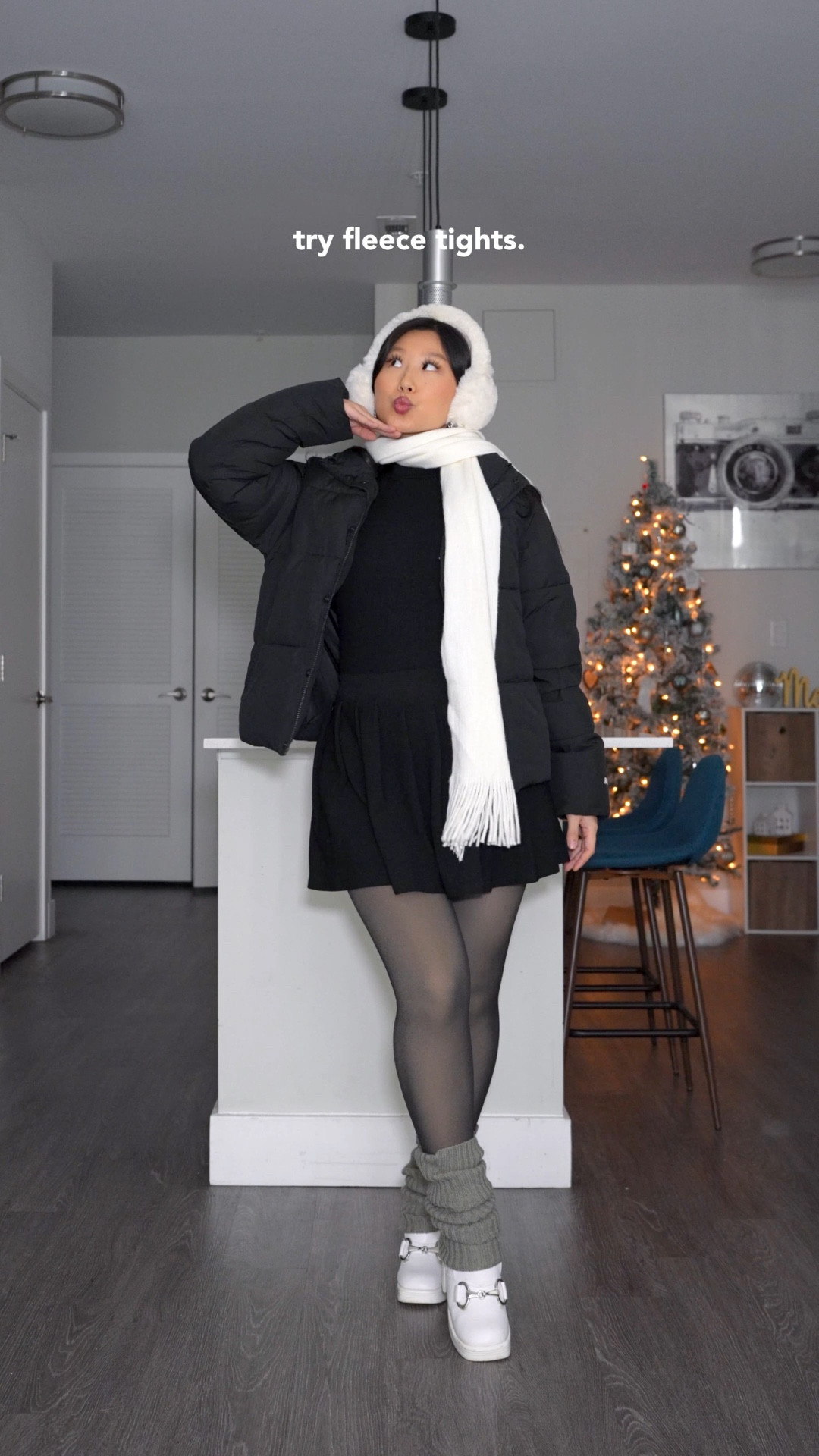 Black Ribbed Turtleneck Bodysuit: size XS
Fleece Illusion Tights: size XS/S
Linking similar products

Outfit idea, how to style, fleece tights, ootd, style tips, winter fashion, cold weather outfit 

#LTKBump #LTKgrwm #LTKSeasonal