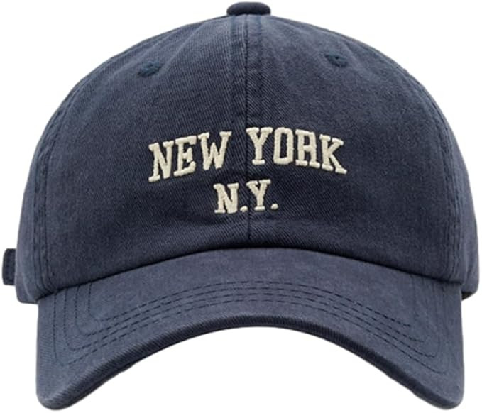 Top Baseball Caps for Women-Men Outdoor Baseball Hats New York Golf Sports Hat Curved-Brim UV Pro... | Amazon (US)
