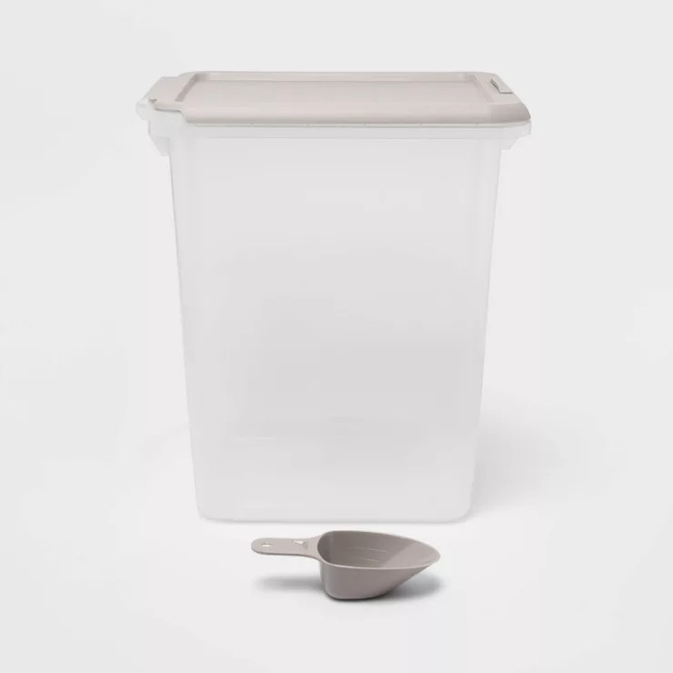 Pet Food Storage Tub with Built-in Scoop - 35lbs - up & up™ | Target