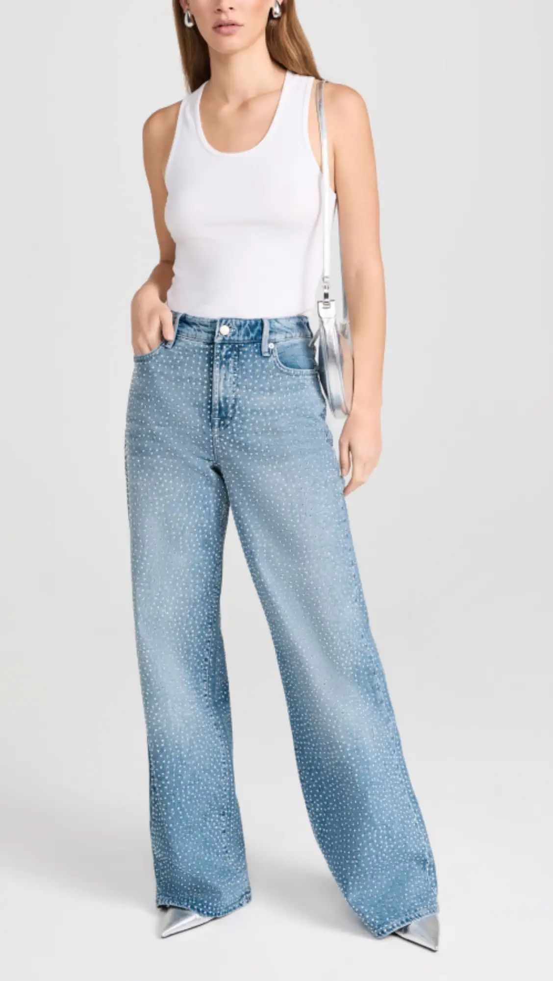 Relaxed Crystal Jeans | Shopbop