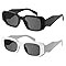mosanana Trendy Rectangle Sunglasses for Women Men-Goulding | Amazon (US)
