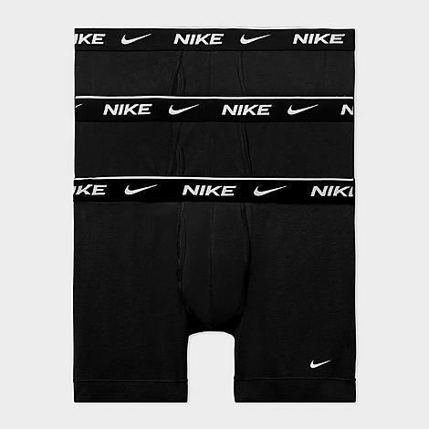 Nike Men's Stretch Cotton Boxer Briefs (3-Pack) in Black Size: Small | Finish Line (US)