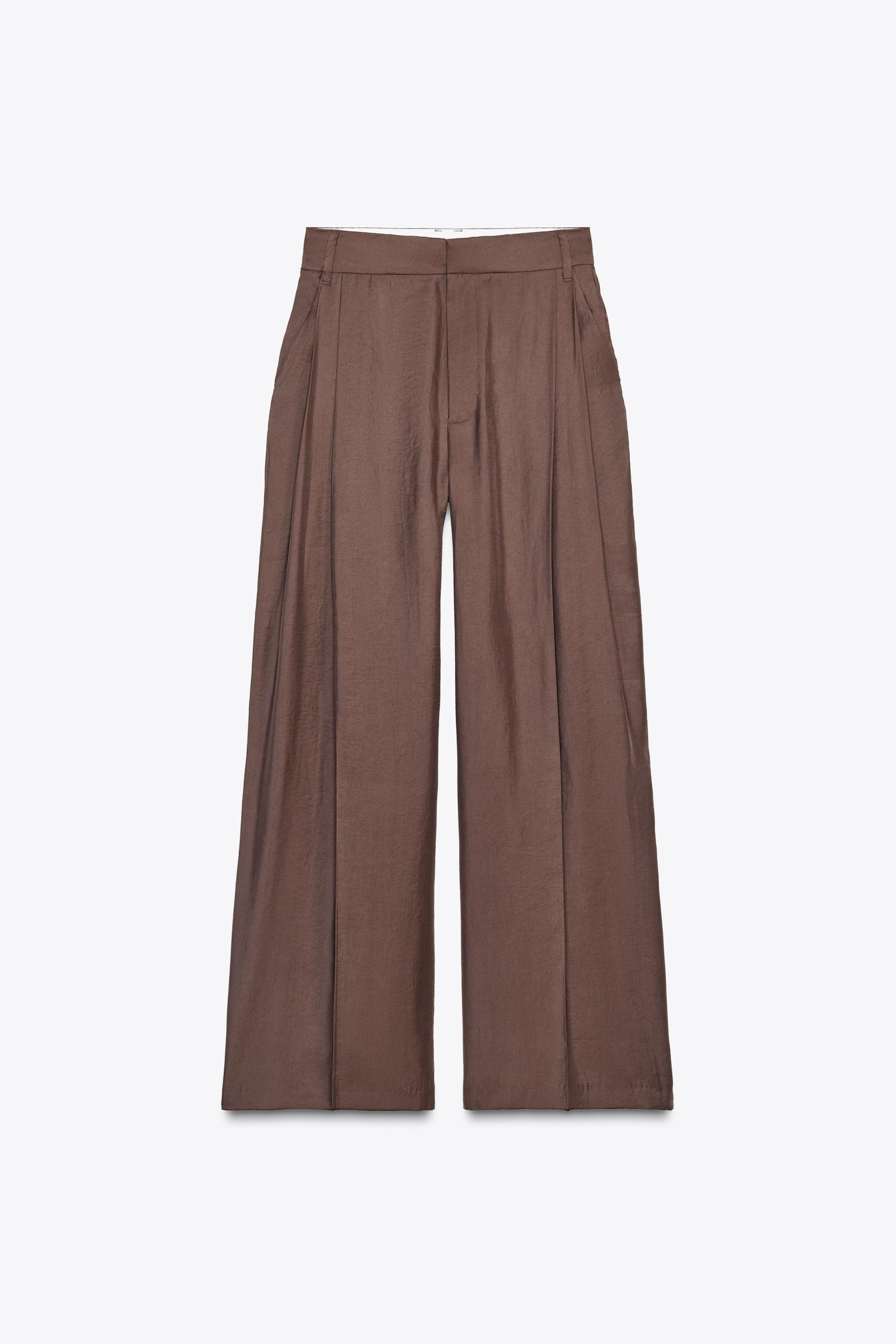 DOUBLE PLEAT TROUSERS WITH FLAPS | Zara UK