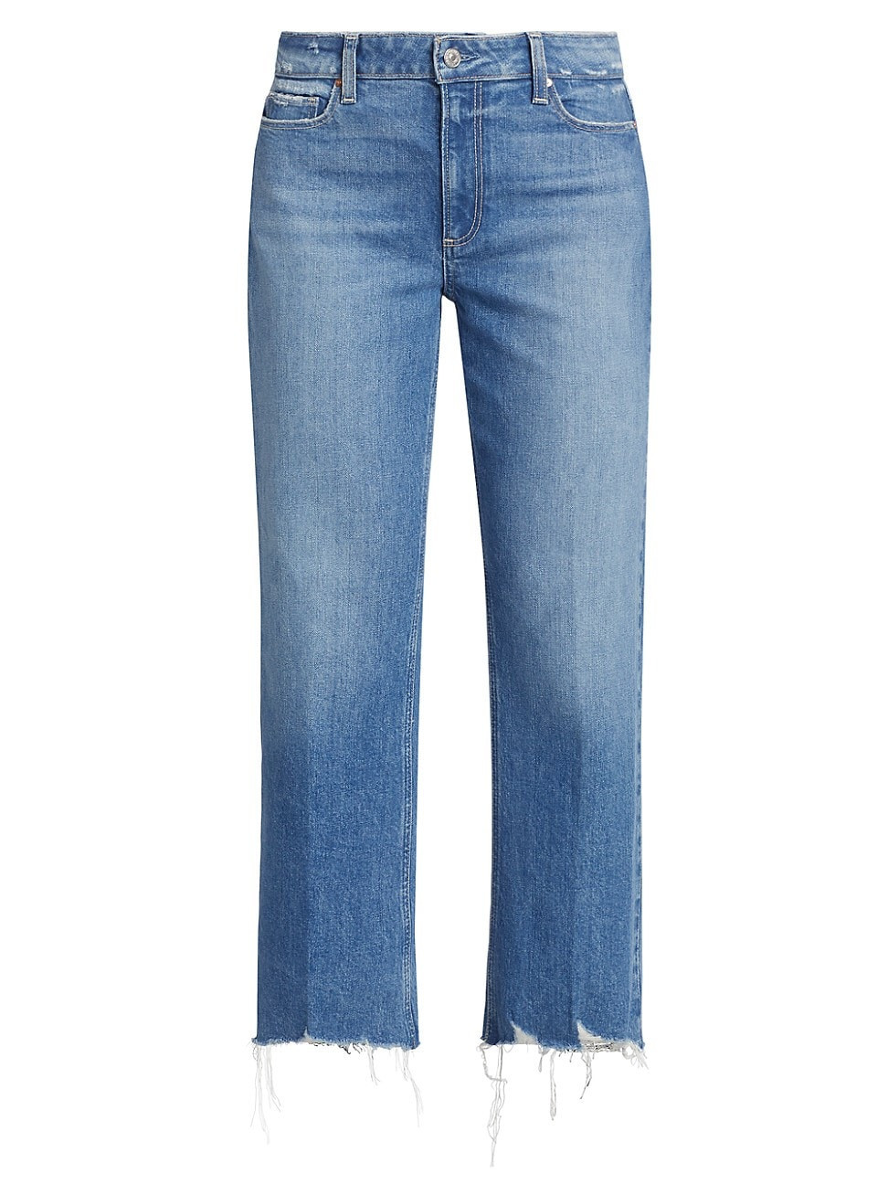 Women's Leenah Straight-Leg Cropped Jeans - Charming With Allegro Hem - Size 28 | Saks Fifth Avenue