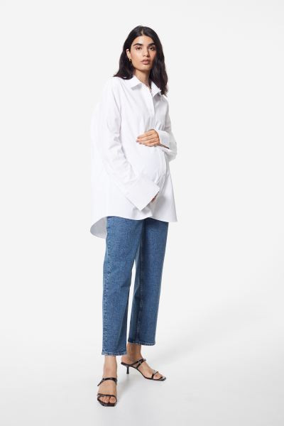 MAMA Straight Ankle Jeans | H&M (UK, MY, IN, SG, PH, TW, HK)
