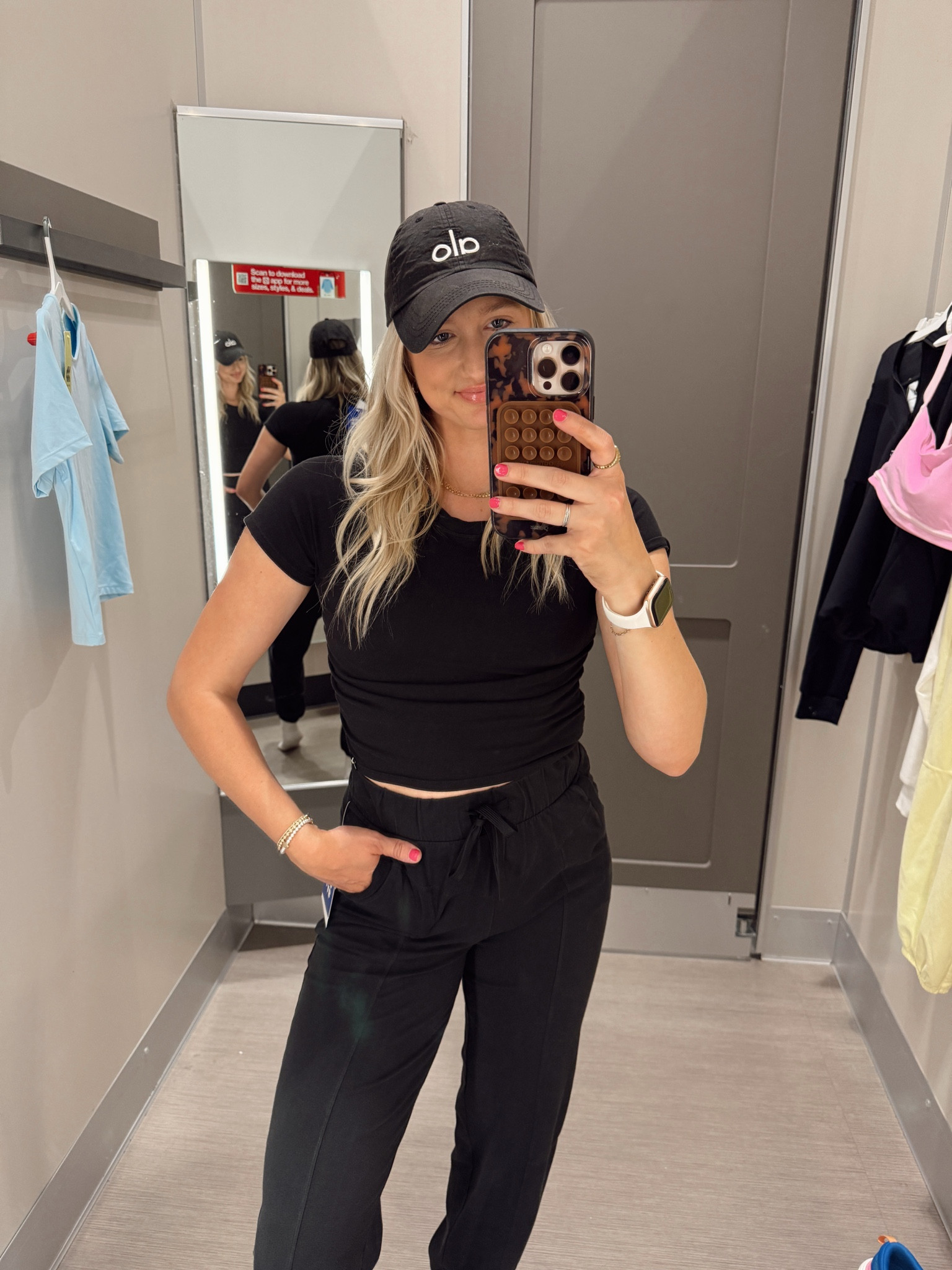 FP D U P E // target set // loungewear // comfy mom fashion // everyday outfit // errands set // matching set black 