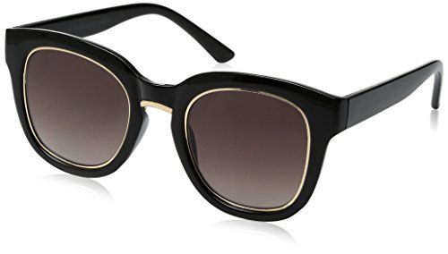 Item 8 Bg.4 Square Black Women's Designer Sunglasses by Foster Grant | Amazon (US)