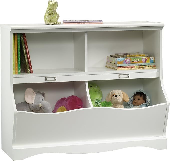 Sauder Pogo Bookcase/footboard, Soft White finish | Amazon (US)