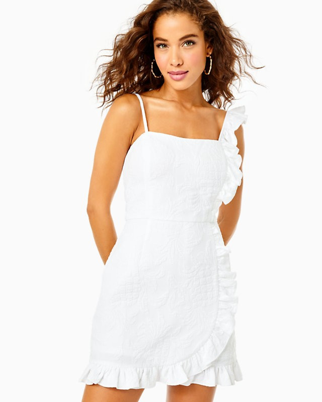 Maetha Ruffle Romper - White Romper | Lilly Pulitzer