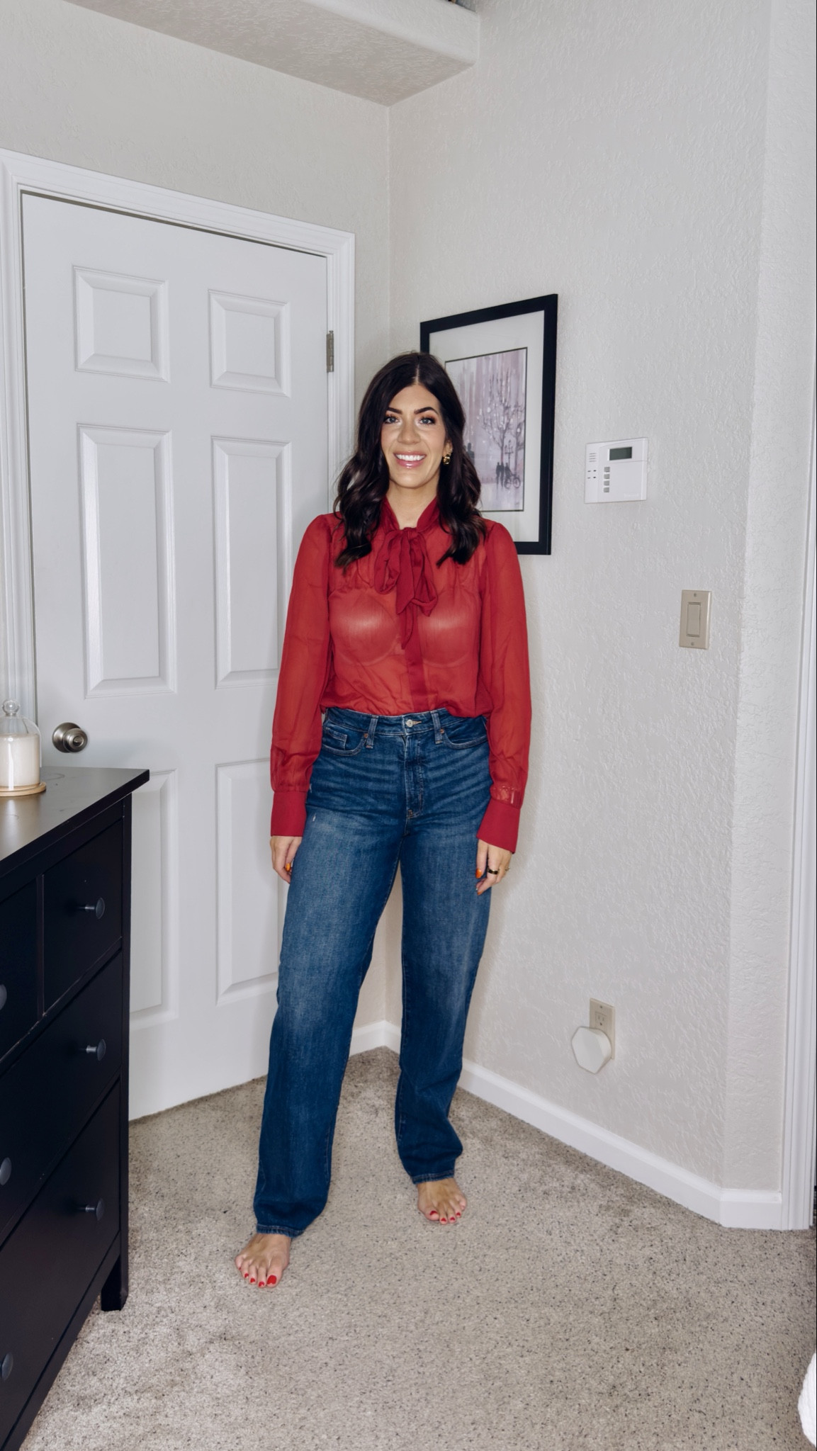 Old navy sale finds!
In a medium tall tie neck top
8 tall relaxed straight jeans (would prefer an 8 regular)


#LTKSaleAlert #LTKMidsize #LTKTall