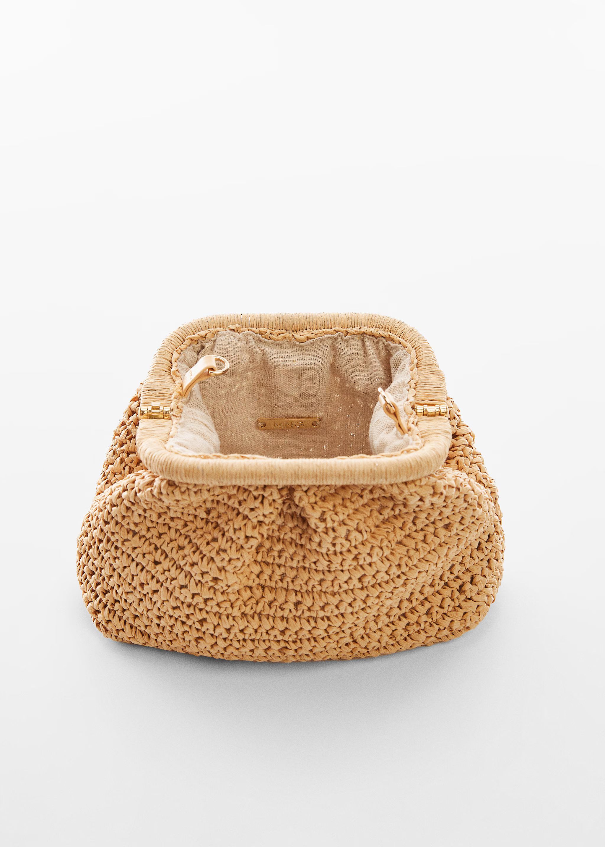 Natural fiber handbag | MANGO (US)