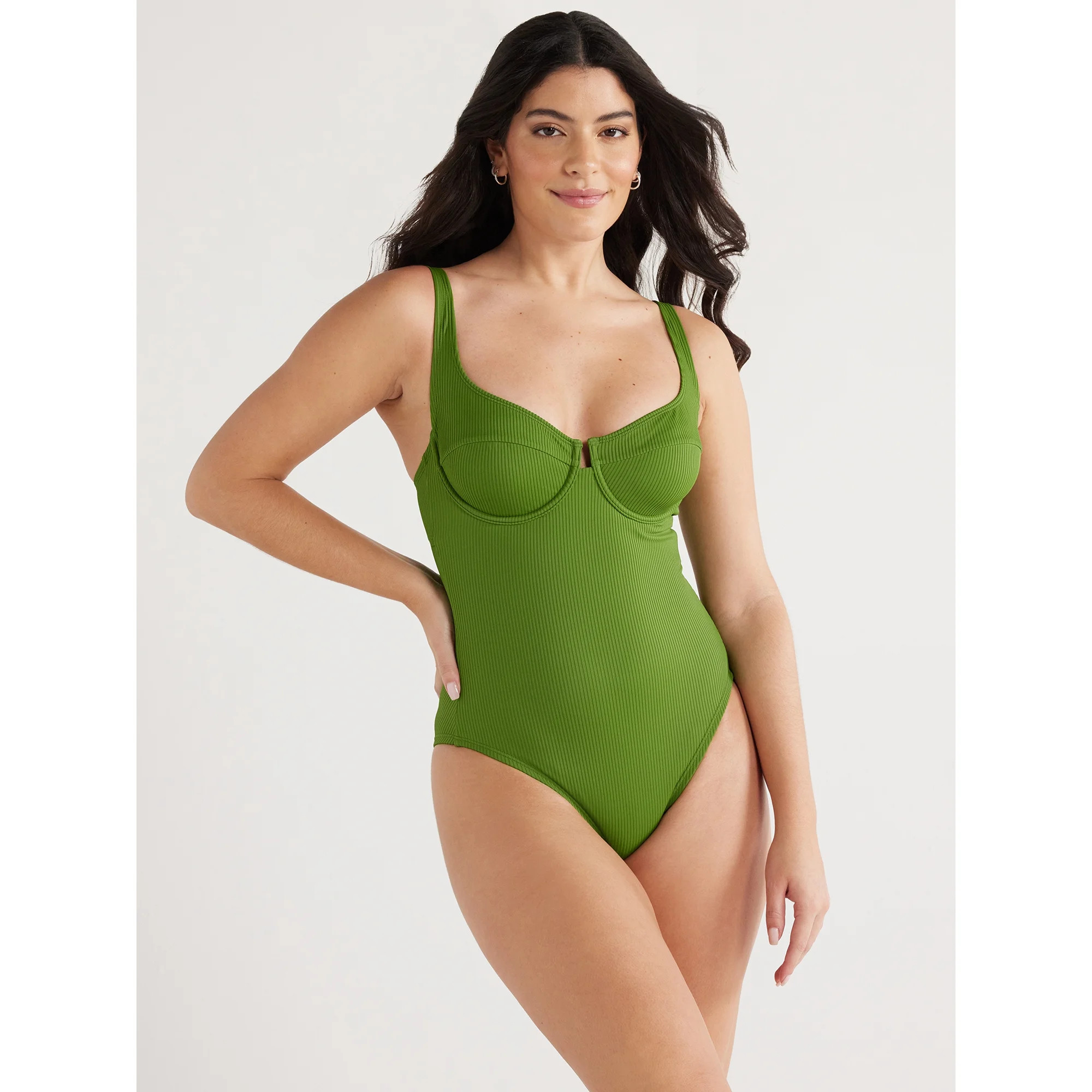 Sofia by Sofia Vergara Women's and Plus Sandra One Piece Swimsuit, Sizes XS-3X, Cups D/DD Availab... | Walmart (US)