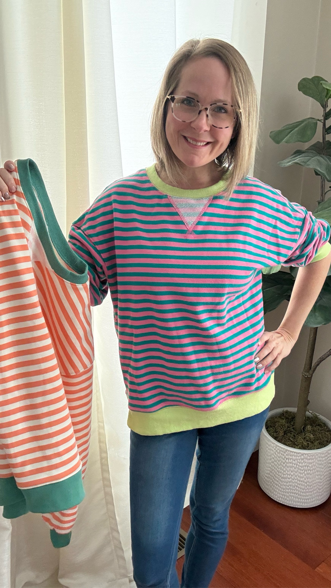 The perfect spring staple! Bright colors (this sweatshirt actually comes in 20 colors!!) and I love the oversized look… covers the bum and so comfy! 

#LTKSaleAlert #LTKootd #LTKmomlife
