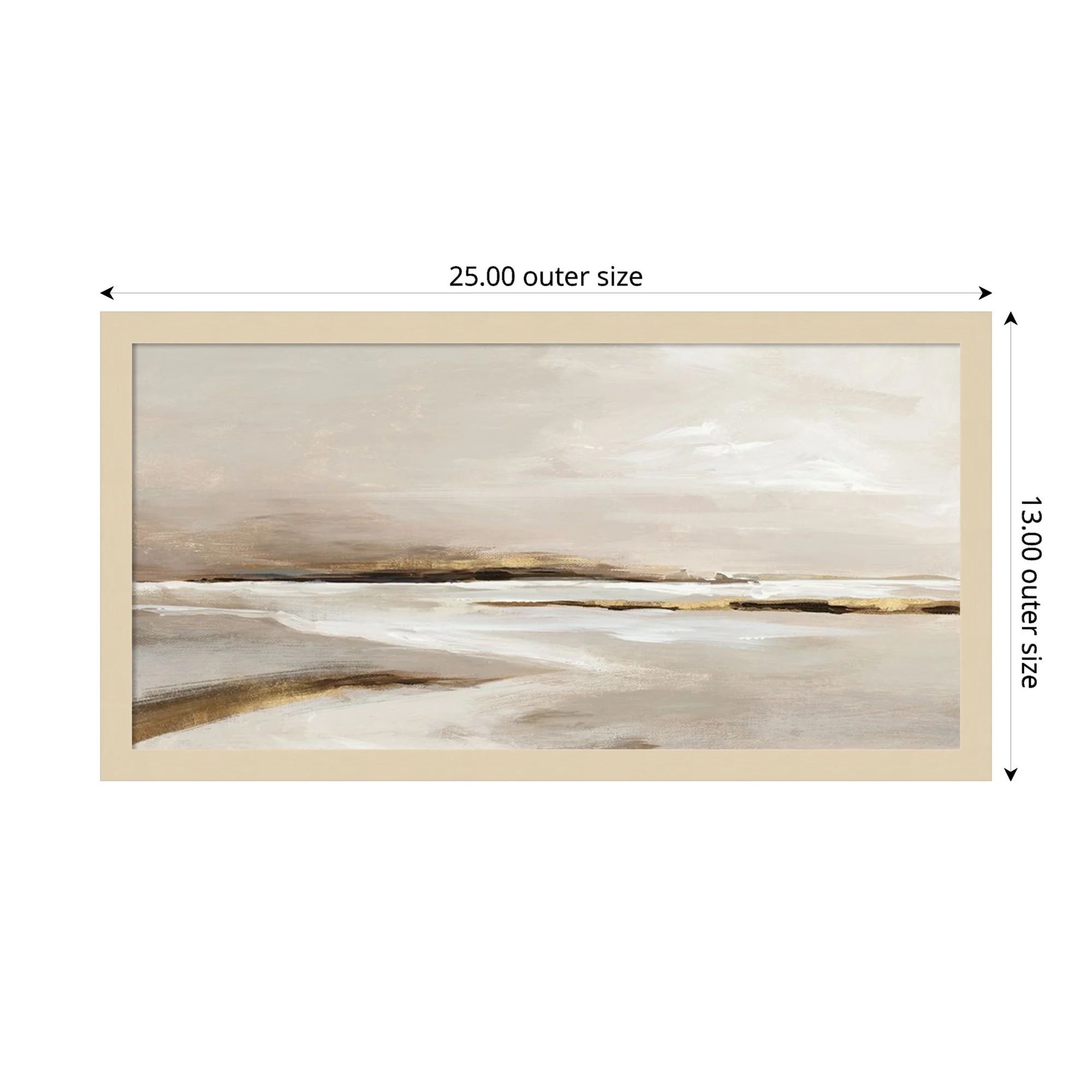 Golden Prairie Landscape by Jacob q, Neutral and Minimalist Home Wall Decor for mywellihouse - Wa... | Walmart (US)