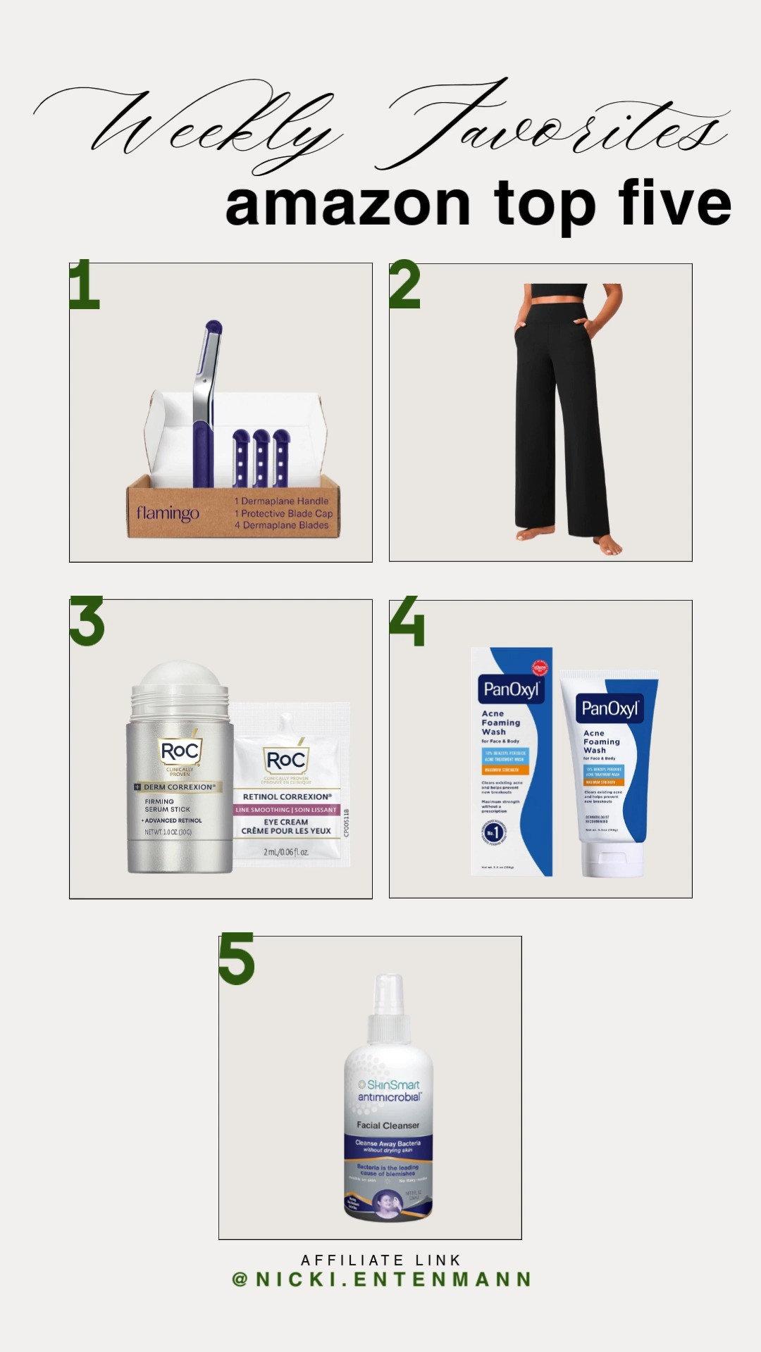 Loving these top Amazon picks! From skincare to comfy yoga pants, these items are a must-have. 🌟🛍️ #AmazonFinds #SkincareRoutine #ComfortWear #WeeklyFavorites 

 #LTKgrwm #LTKActive #LTKBeauty