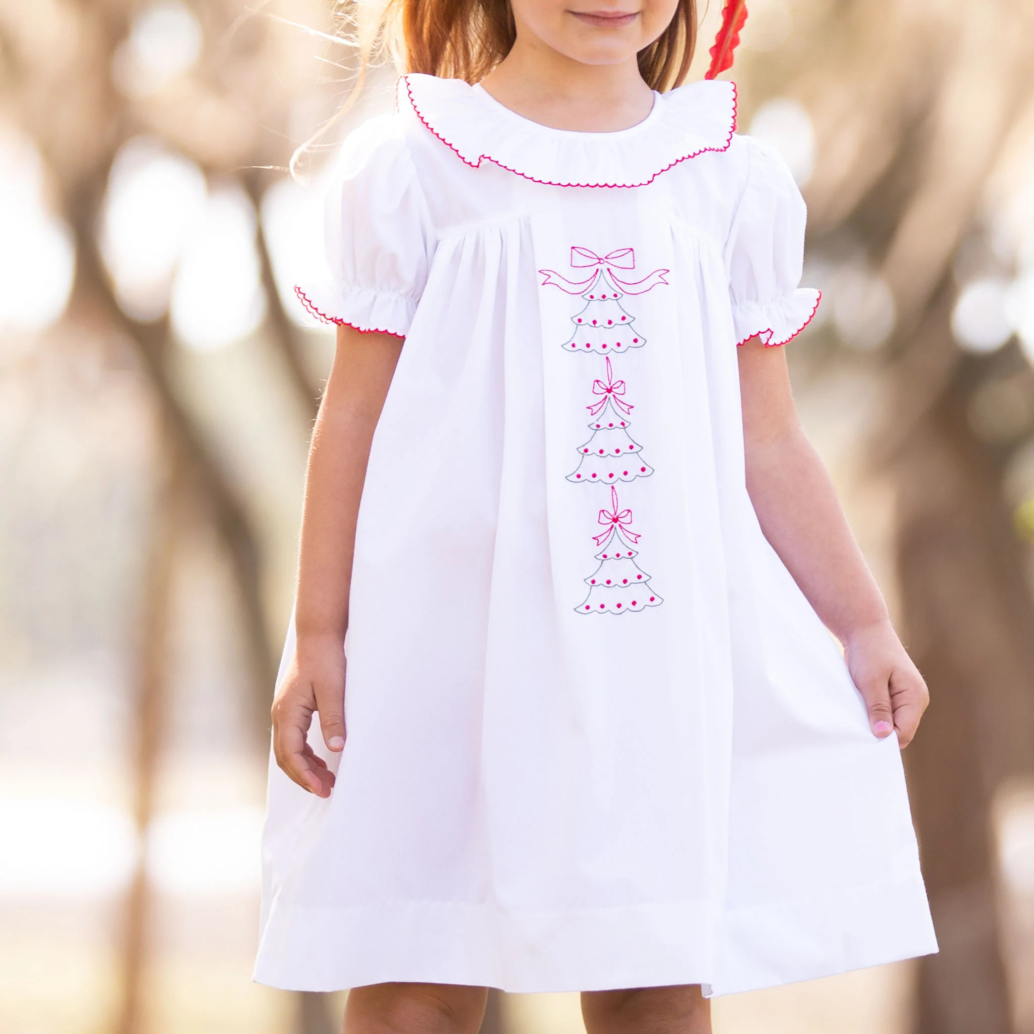 Girls Peace On Earth Dress - Shrimp and Grits Kids - Shrimp and Grits Kids | Shrimp and Grits Kids