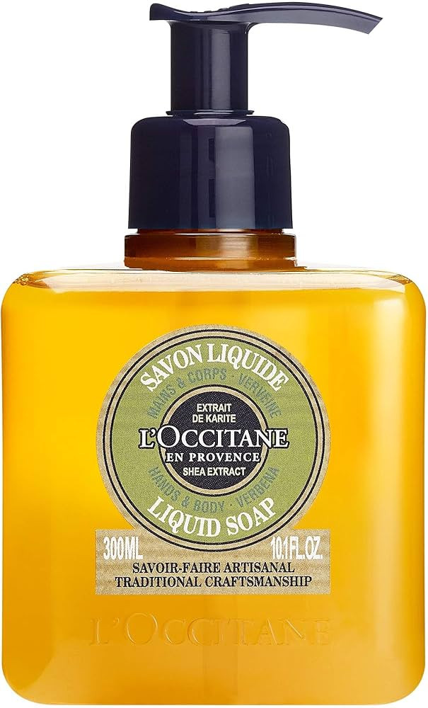 L'Occitane Shea Hands &-Body Liquid Soap: Refreshing Citrusy Aroma, Relaxing Lavender, Delicate R... | Amazon (US)