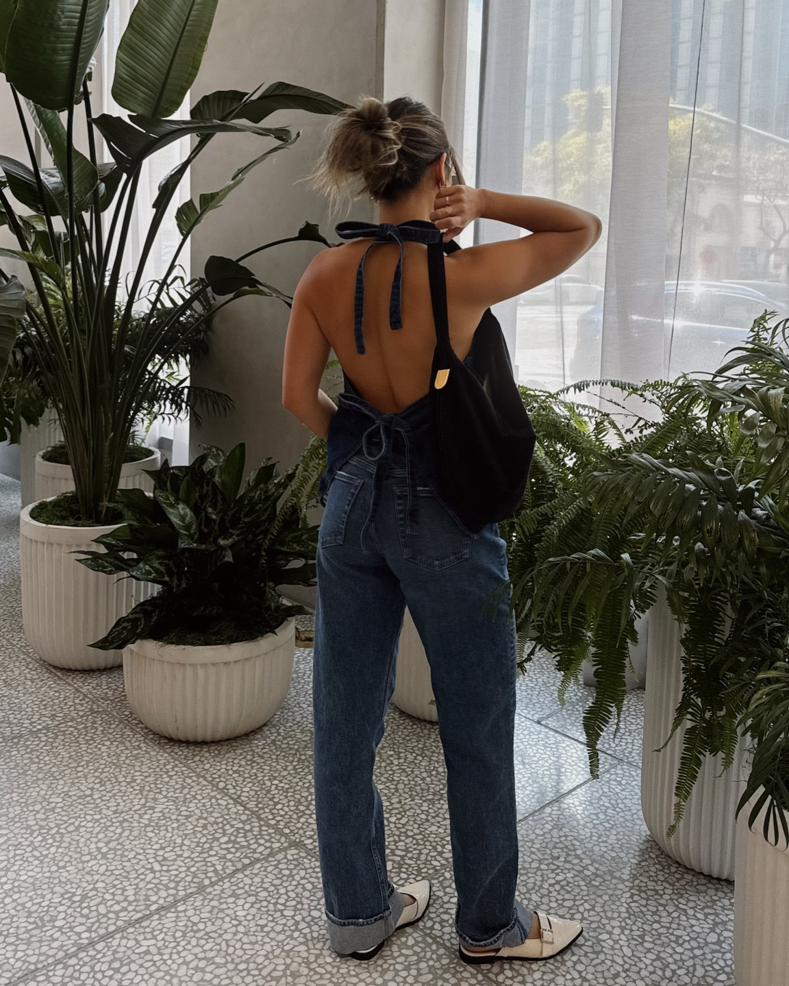Denim halter for spring 👖