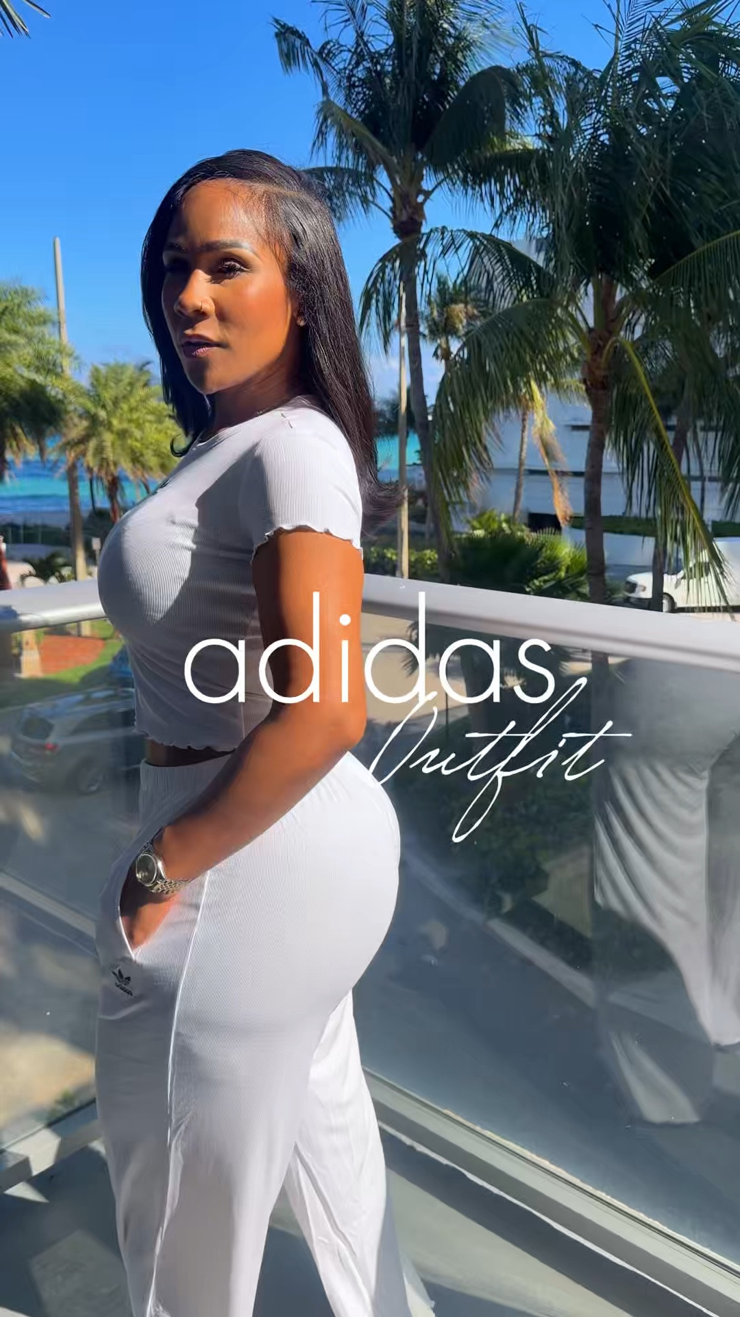 @adidas white  🤍

I'm 5’7 175lbs Medium 

#LTKActive #LTKootd #LTKMidsize