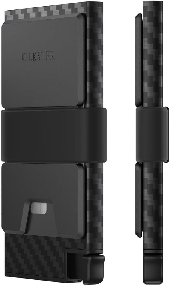 Ekster Carbon Fiber Wallet | Minimalist Card Holder Wallets for Men | RFID Blocking Protective La... | Amazon (US)