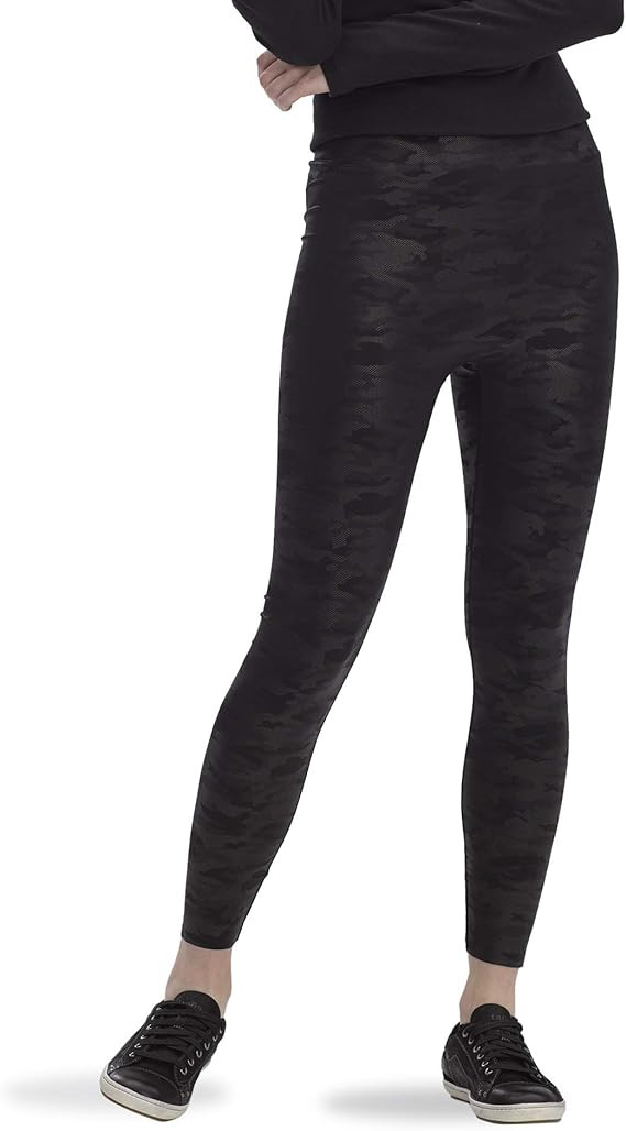 HUE Women's Sleek Effect High Waist Leggings | Amazon (US)