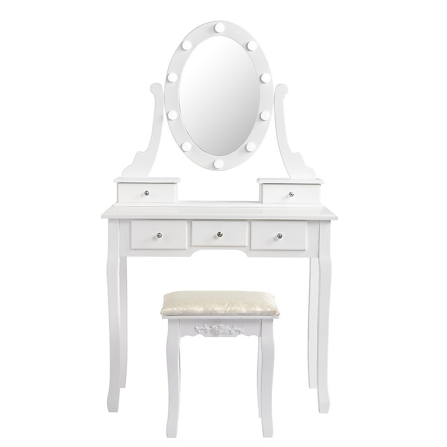 Winado 31.50-in White Makeup Vanity Lowes.com | Lowe's