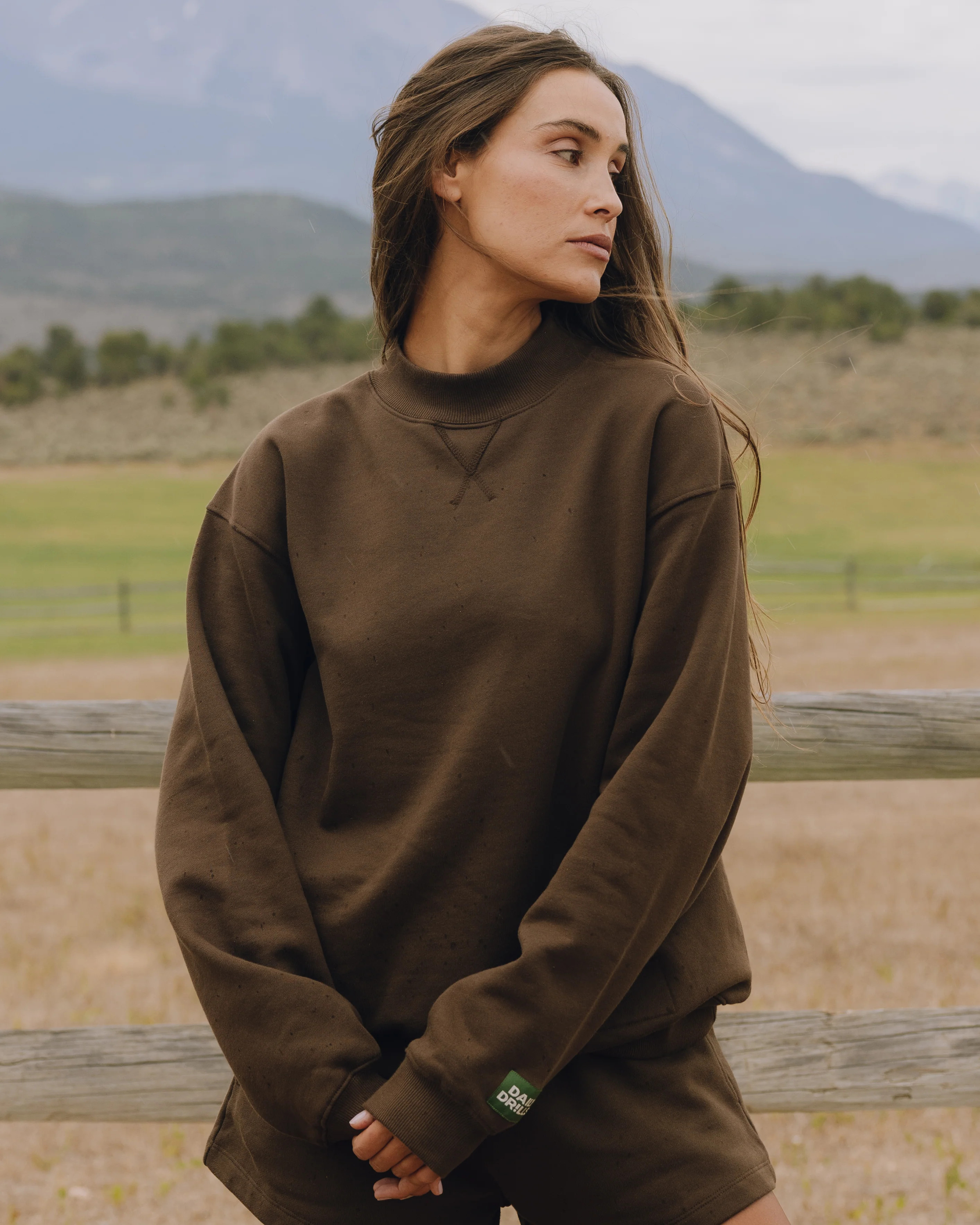 Fleece Vintage Crew - Coco | Daily Drills LLC