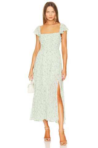 ASTR the Label Luisa Dress in Green Multi Floral from Revolve.com | Revolve Clothing (Global)