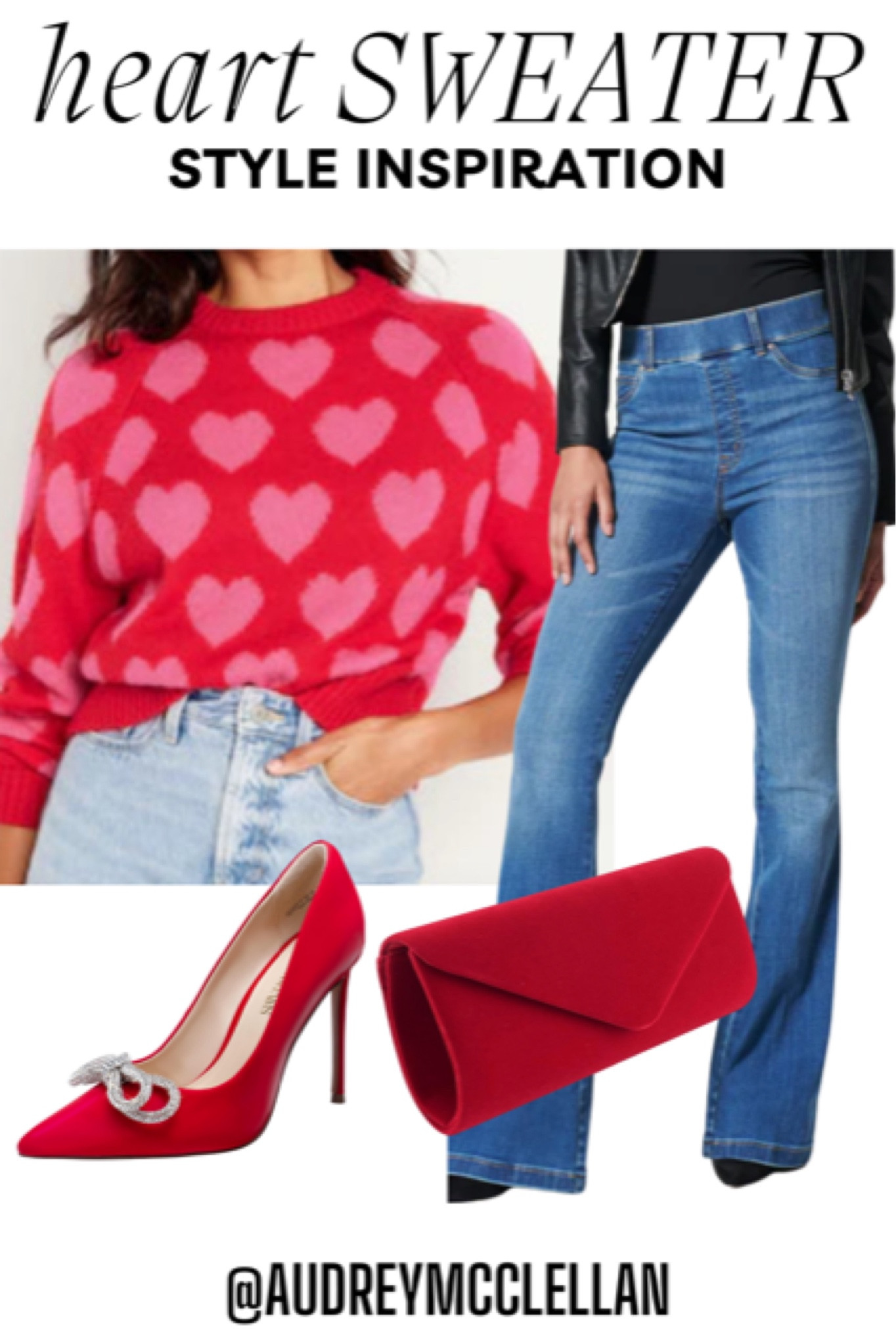 Heart sweater for the Valentine win ❤️ love this cute and chic sweater. Pair with jeans and fun heels. 

#LTKstyletip