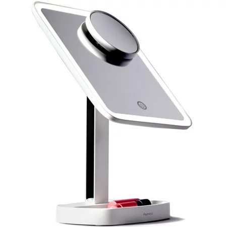 Fancii Aura LED Makeup Vanity Mirror with 3 Light Settings and 15x Magnifying Mirror | Walmart (US)