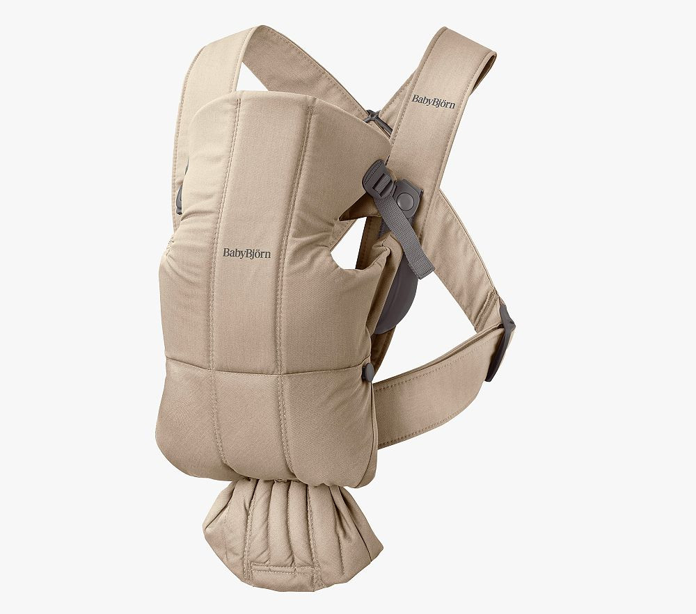 Baby Bjorn Baby Carrier Mini, Woven, Beige | Pottery Barn Kids