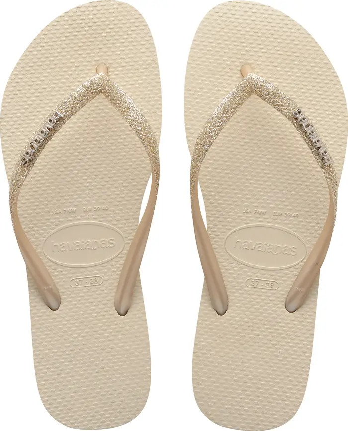 Slim Glitter Flip Flop | Nordstrom