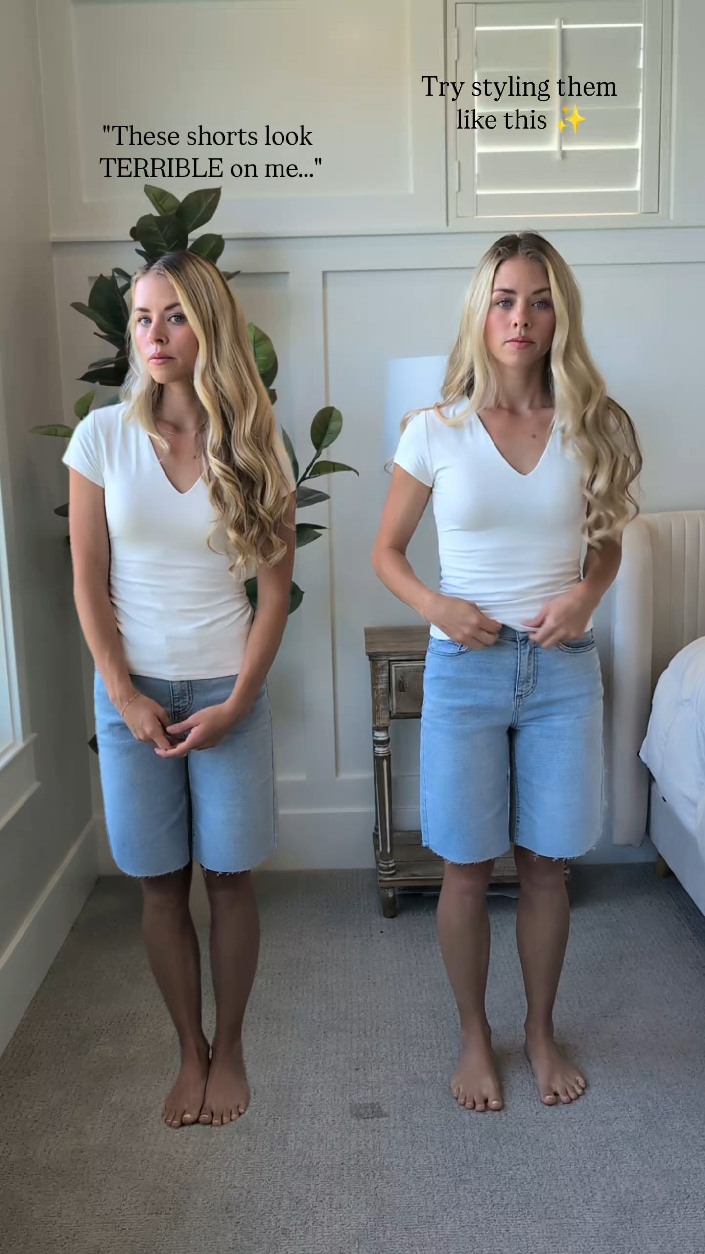 Styling Bermuda shorts! Total outfit cost under $50!

#LTKStyleTip #LTKFindsUnder50