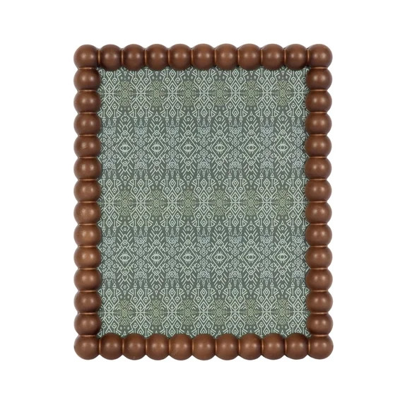 DesignOvation – 8x10 Picture Frame – Beaded Medium Walnut Tabletop Photo Frame | Walmart (US)